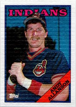 1988 Topps Cloth Test Issue #NNO Andy Allanson Front