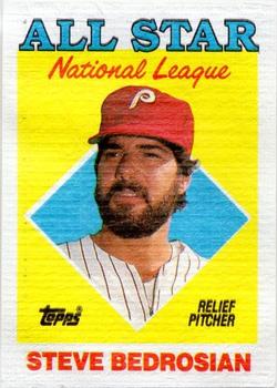 1988 Topps Cloth Test Issue #NNO Steve Bedrosian Front