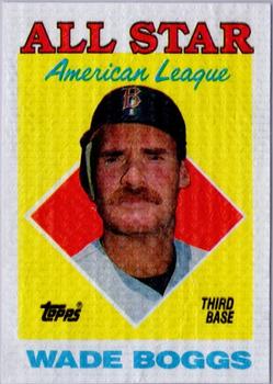 1988 Topps Cloth Test Issue #NNO Wade Boggs Front