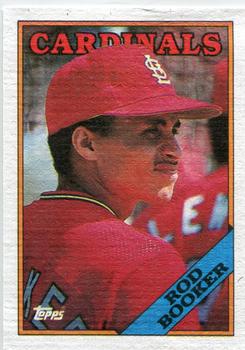 1988 Topps Cloth Test Issue #NNO Rod Booker Front