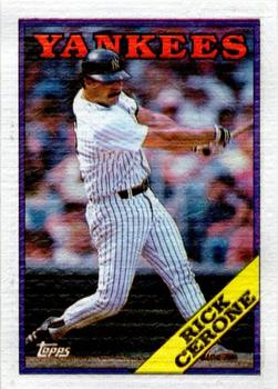1988 Topps Cloth Test Issue #NNO Rick Cerone Front