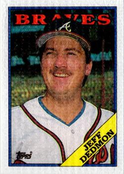 1988 Topps Cloth Test Issue #NNO Jeff Dedmon Front