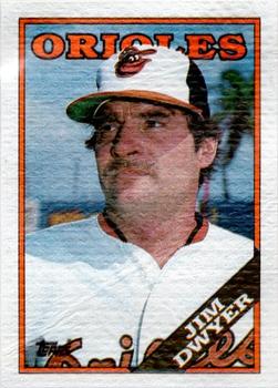 1988 Topps Cloth Test Issue #NNO Jim Dwyer Front