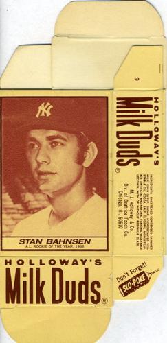 1971 Milk Duds - Boxes #NNO Stan Bahnsen Front