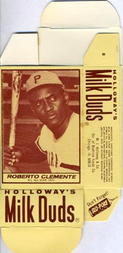 1971 Milk Duds - Boxes #NNO Roberto Clemente Front