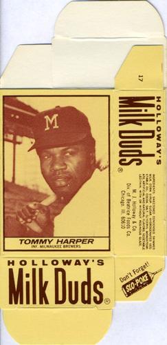 1971 Milk Duds - Boxes #NNO Tommy Harper Front