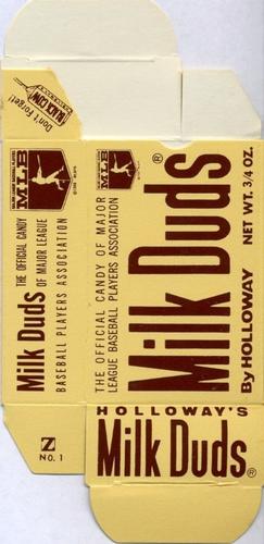 1971 Milk Duds - Boxes #NNO Alex Johnson Back
