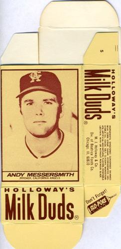 1971 Milk Duds - Boxes #NNO Andy Messersmith Front