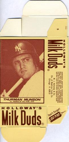 1971 Milk Duds - Boxes #NNO Thurman Munson Front