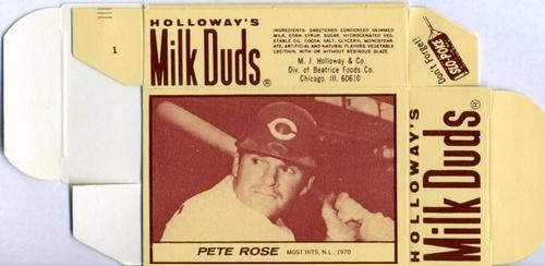 1971 Milk Duds - Boxes #NNO Pete Rose Front