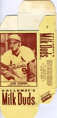 1971 Milk Duds - Boxes #NNO Joe Torre Front