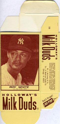 1971 Milk Duds - Boxes #NNO Roy White Front