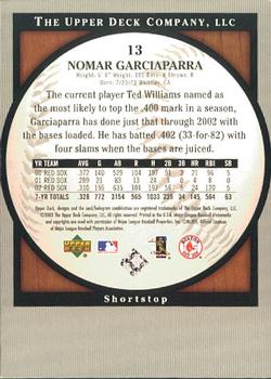 2003 Upper Deck Standing O! #13 Nomar Garciaparra Back