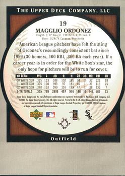 2003 Upper Deck Standing O! #19 Magglio Ordonez Back