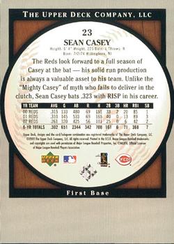 2003 Upper Deck Standing O! #23 Sean Casey Back