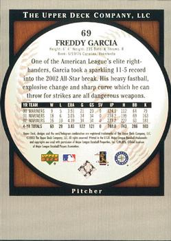 2003 Upper Deck Standing O! #69 Freddy Garcia Back