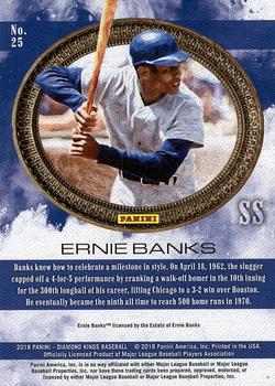2018 Panini Diamond Kings #25 Ernie Banks Back