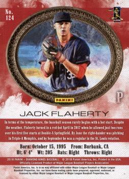 2018 Panini Diamond Kings #124 Jack Flaherty Back