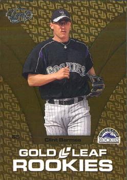 2004 Leaf - Gold Leaf Rookies #GL7 Clint Barmes Front