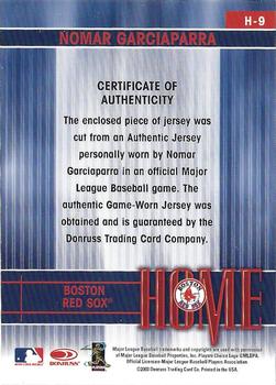 2004 Leaf - Home/Away Jerseys Second Edition #H-9 Nomar Garciaparra Back
