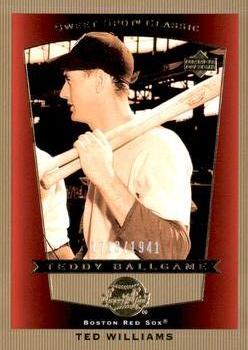 2003 Upper Deck Sweet Spot Classic #107b Ted Williams Front