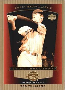 2003 Upper Deck Sweet Spot Classic #92 Ted Williams Front