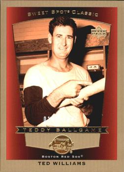 2003 Upper Deck Sweet Spot Classic #102 Ted Williams Front