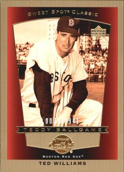 2003 Upper Deck Sweet Spot Classic #104 Ted Williams Front