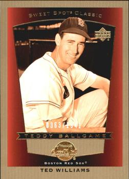 2003 Upper Deck Sweet Spot Classic #109 Ted Williams Front