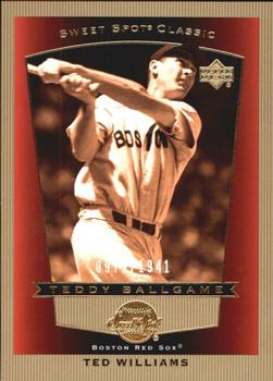 2003 Upper Deck Sweet Spot Classic #110 Ted Williams Front