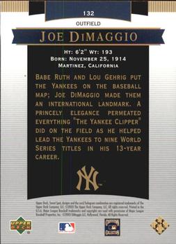 2003 Upper Deck Sweet Spot Classic #132 Joe DiMaggio Back