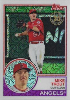2018 Topps - 1983 Topps Baseball 35th Anniversary Chrome Silver Pack #2 Mike Trout Front