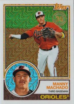 2018 Topps - 1983 Topps Baseball 35th Anniversary Chrome Silver Pack #9 Manny Machado Front