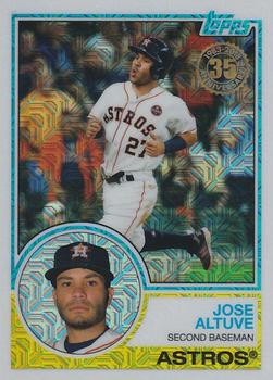 2018 Topps - 1983 Topps Baseball 35th Anniversary Chrome Silver Pack #15 Jose Altuve Front