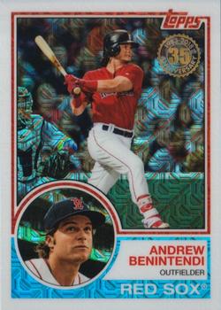 2018 Topps - 1983 Topps Baseball 35th Anniversary Chrome Silver Pack #18 Andrew Benintendi Front