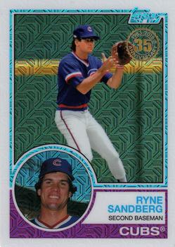 2018 Topps - 1983 Topps Baseball 35th Anniversary Chrome Silver Pack #43 Ryne Sandberg Front