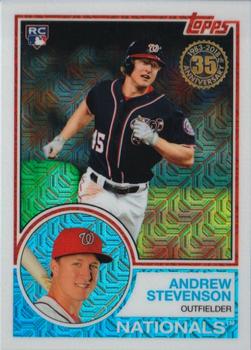 2018 Topps - 1983 Topps Baseball 35th Anniversary Chrome Silver Pack #45 Andrew Stevenson Front