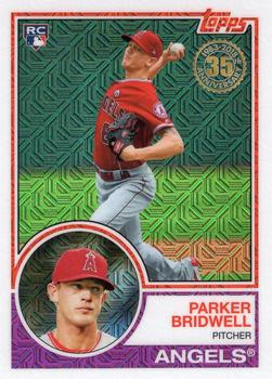 2018 Topps - 1983 Topps Baseball 35th Anniversary Chrome Silver Pack #50 Parker Bridwell Front