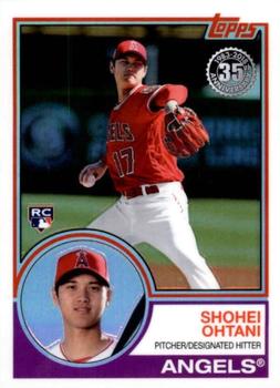 2018 Topps - 1983 Topps Baseball 35th Anniversary Chrome Silver Pack #51 Shohei Ohtani Front