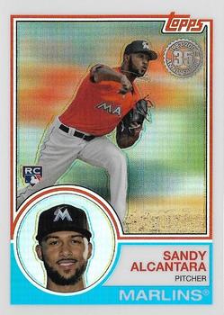 2018 Topps - 1983 Topps Baseball 35th Anniversary Chrome Silver Pack #53 Sandy Alcantara Front
