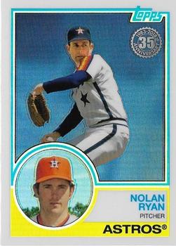 2018 Topps - 1983 Topps Baseball 35th Anniversary Chrome Silver Pack #61 Nolan Ryan Front