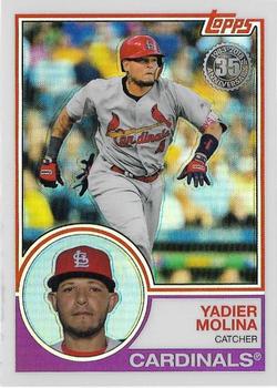 2018 Topps - 1983 Topps Baseball 35th Anniversary Chrome Silver Pack #67 Yadier Molina Front