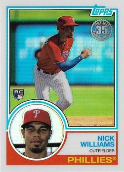 2018 Topps - 1983 Topps Baseball 35th Anniversary Chrome Silver Pack #69 Nick Williams Front