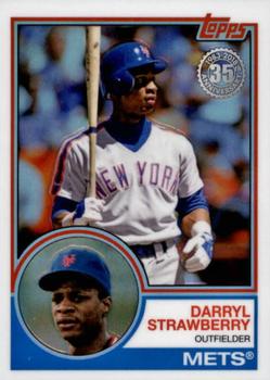 2018 Topps - 1983 Topps Baseball 35th Anniversary Chrome Silver Pack #71 Darryl Strawberry Front