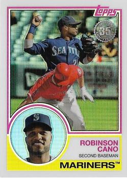2018 Topps - 1983 Topps Baseball 35th Anniversary Chrome Silver Pack #72 Robinson Cano Front