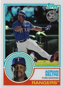 2018 Topps - 1983 Topps Baseball 35th Anniversary Chrome Silver Pack #74 Adrian Beltre Front