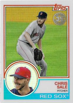 2018 Topps - 1983 Topps Baseball 35th Anniversary Chrome Silver Pack #76 Chris Sale Front