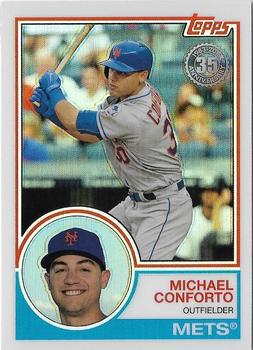 2018 Topps - 1983 Topps Baseball 35th Anniversary Chrome Silver Pack #91 Michael Conforto Front