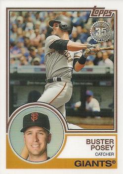 2018 Topps - 1983 Topps Baseball 35th Anniversary Chrome Silver Pack #96 Buster Posey Front