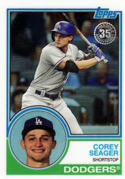 2018 Topps - 1983 Topps Baseball 35th Anniversary Chrome Silver Pack #98 Corey Seager Front